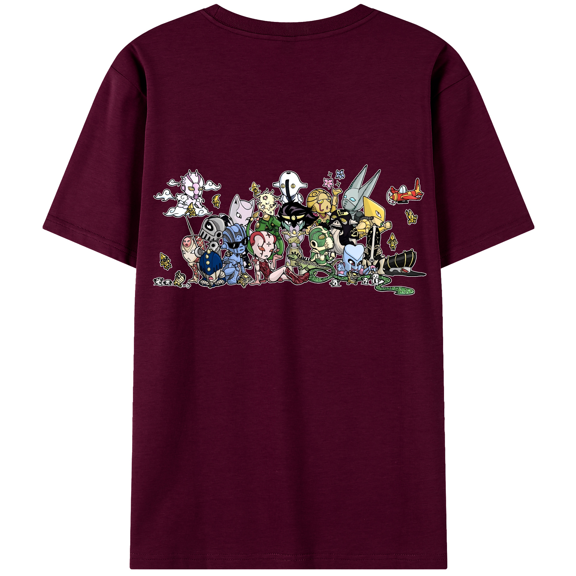 （画像用） ジョジョの奇妙な冒険 JoJo's Bizarre Adventure レディース半袖Tシャツ(バックプリント)
